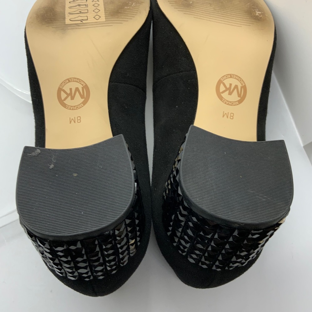 Michael Michael Kors Arabella Black Suede Pump - Picture 6 of 6